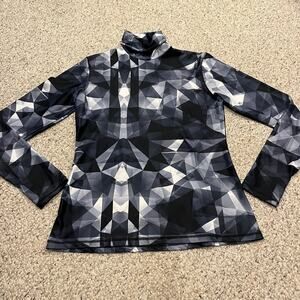 Skea Bonnie Baselayer Tall Neck Top Sz XL Geometric Pattern Gorpcore Skiing